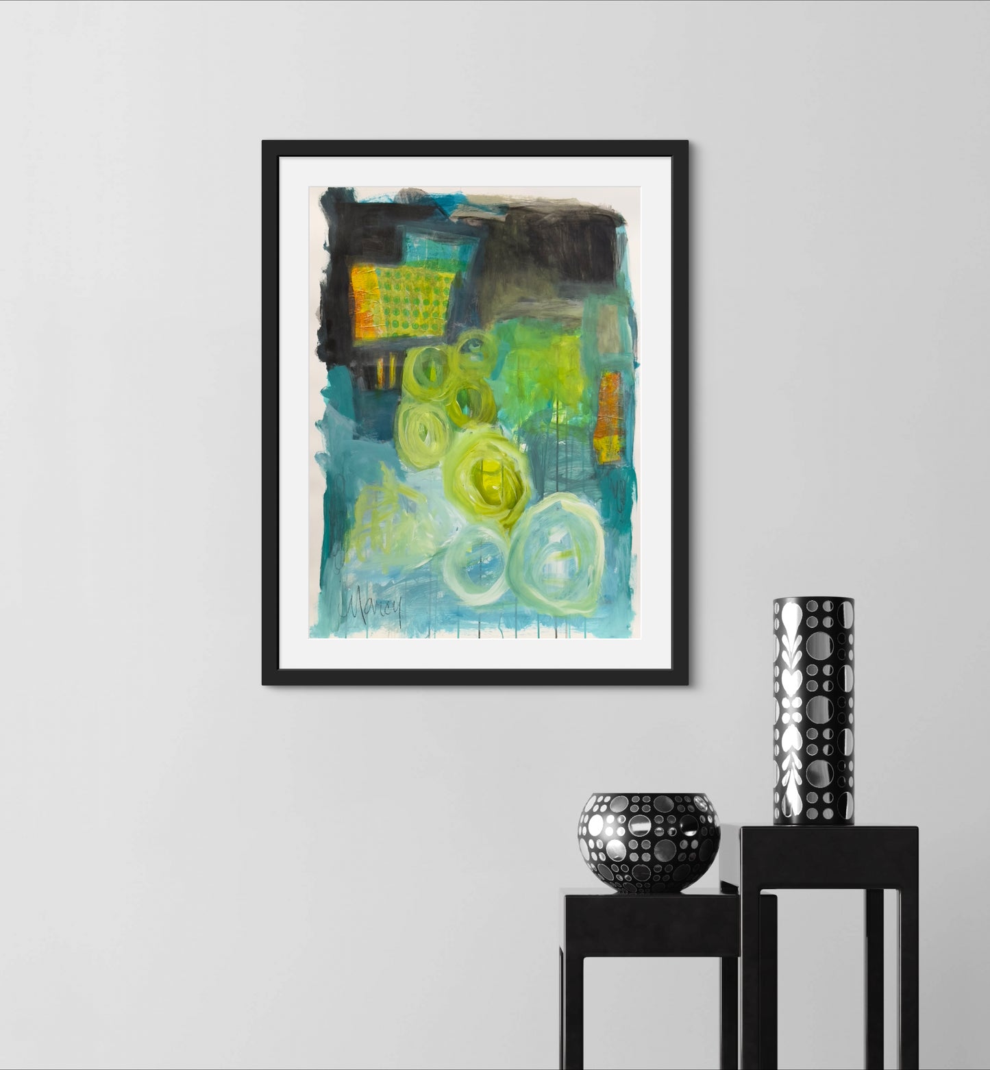 Opposites Attract - Premium Matte Paper Wooden Framed Poster