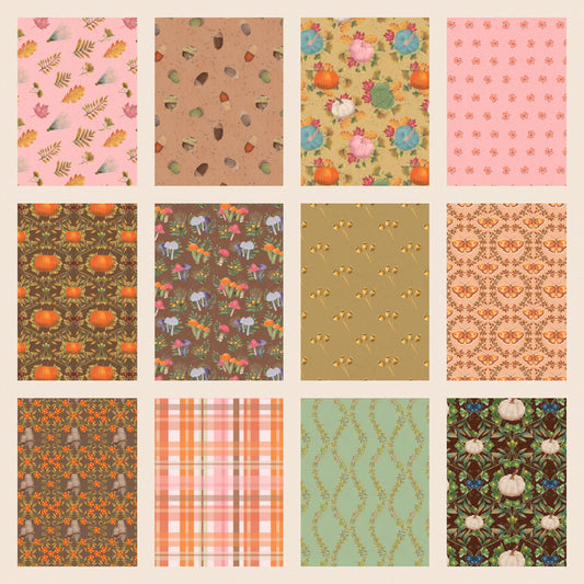 Softly into Autumn Collection of Twelve iPhone Wallpapers - Instant Digital Download