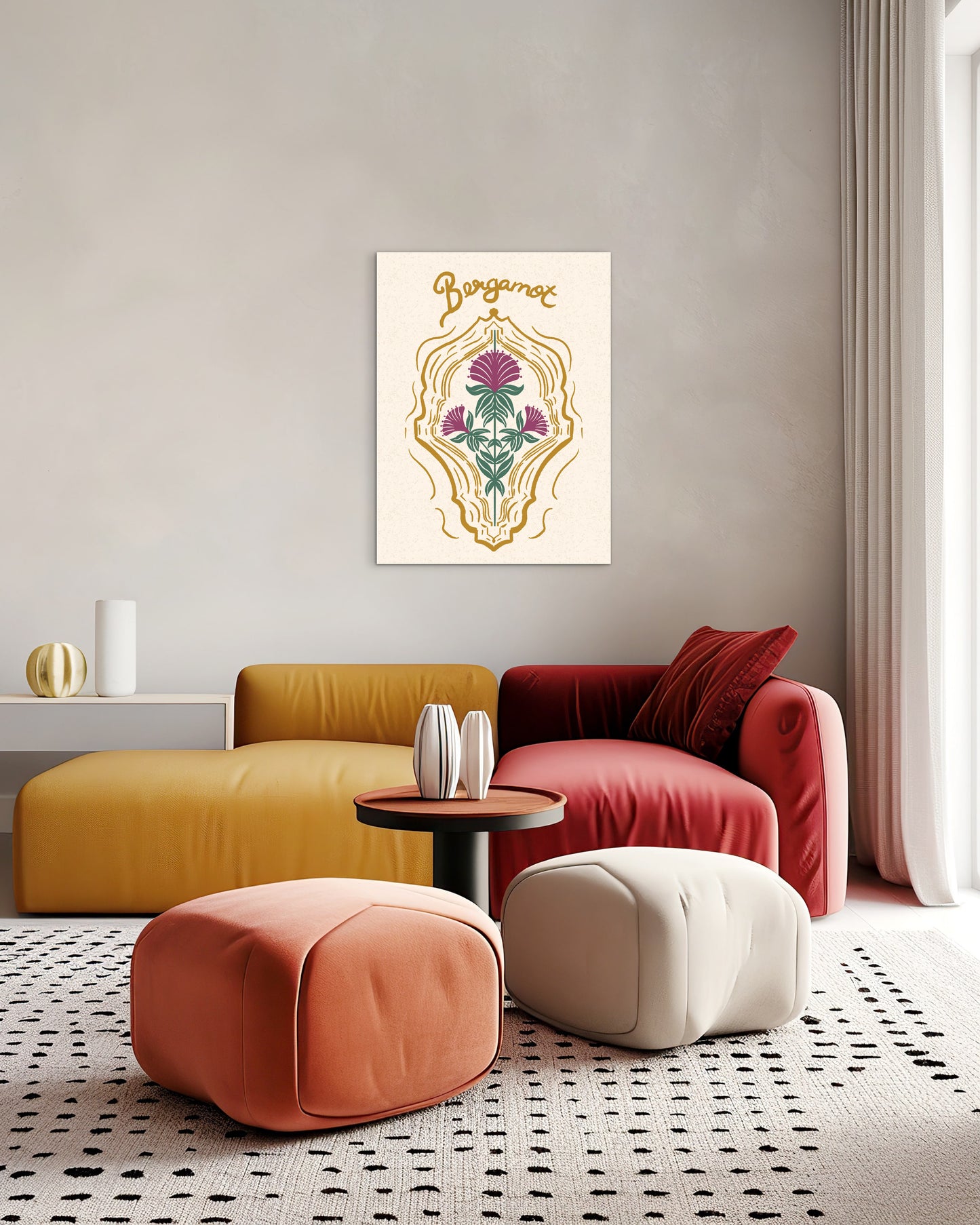 Bergamot Flowers — Premium Matte Paper Poster