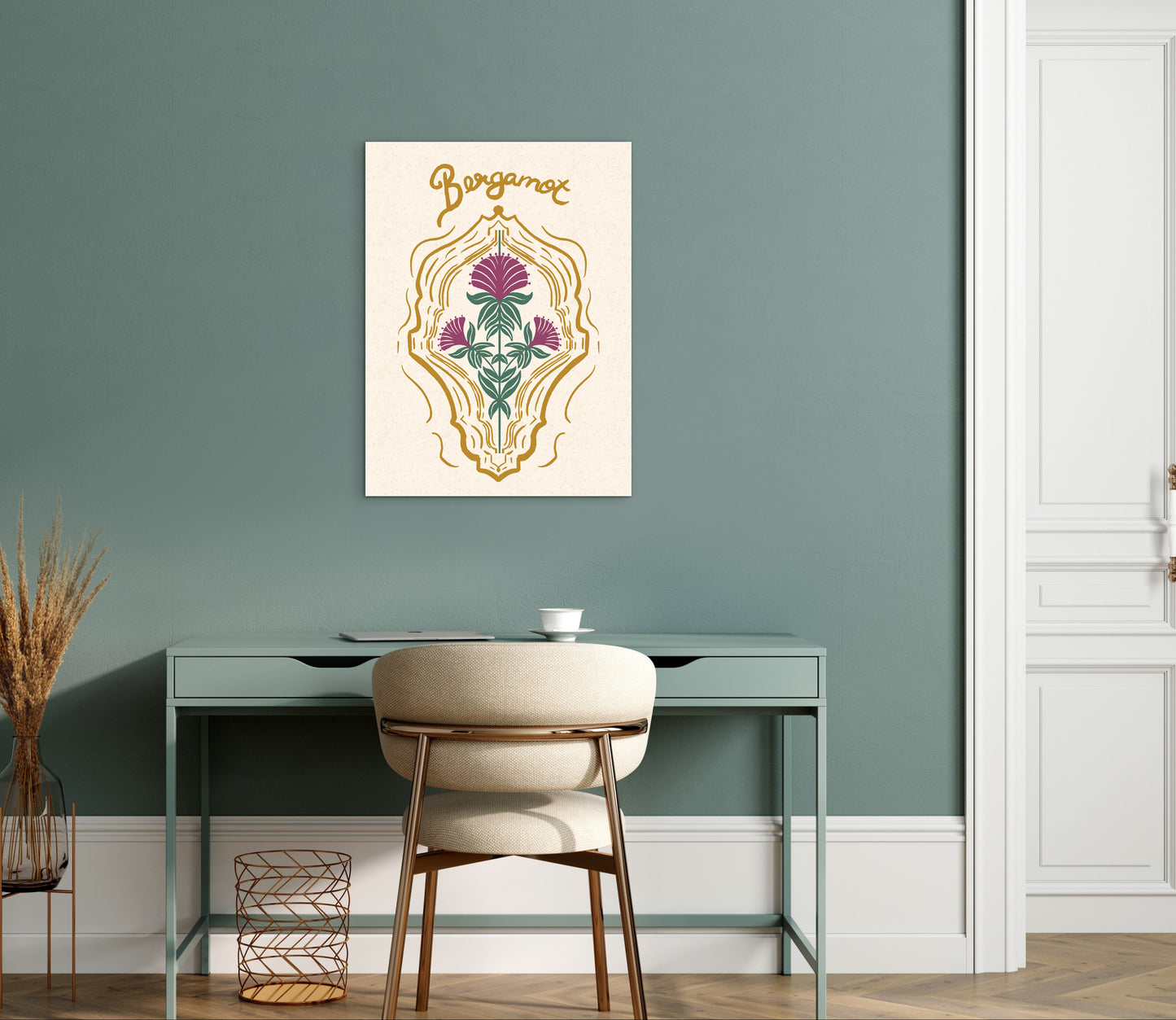 Bergamot Flowers — Premium Matte Paper Poster