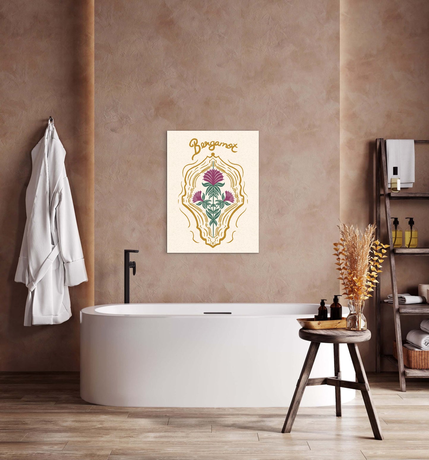 Bergamot Flowers — Premium Matte Paper Poster