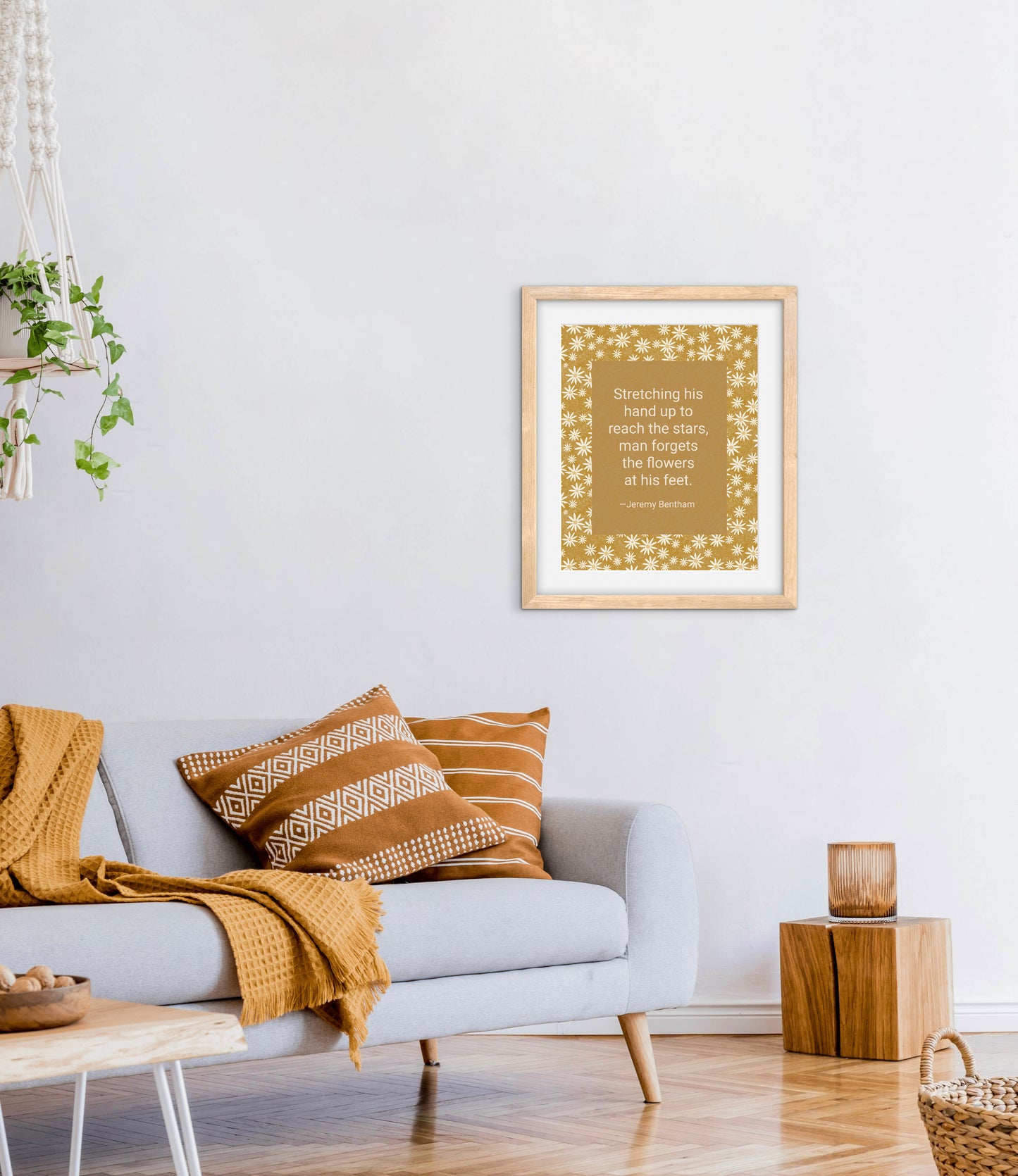 Chickweed Flower — Premium Matte Paper Wooden Framed Poster