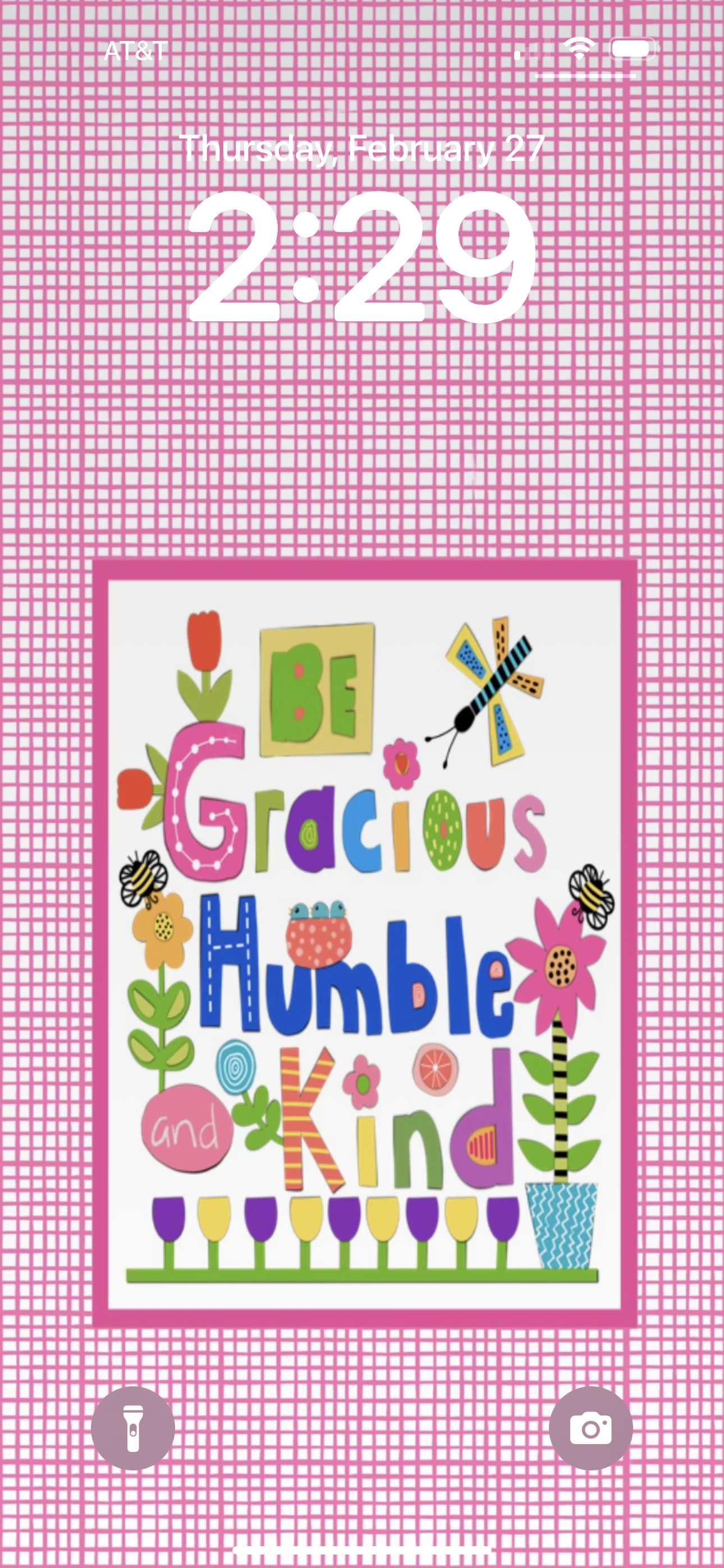 Be Gracious Humble and Kind Collage Phone Wallpaper Digital Download