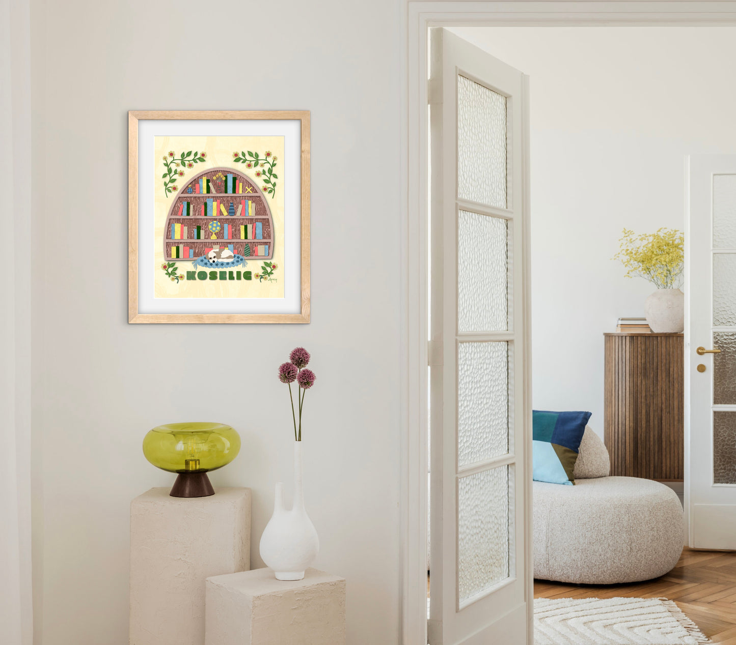 Koselig — Premium Matte Paper Wooden Framed Poster