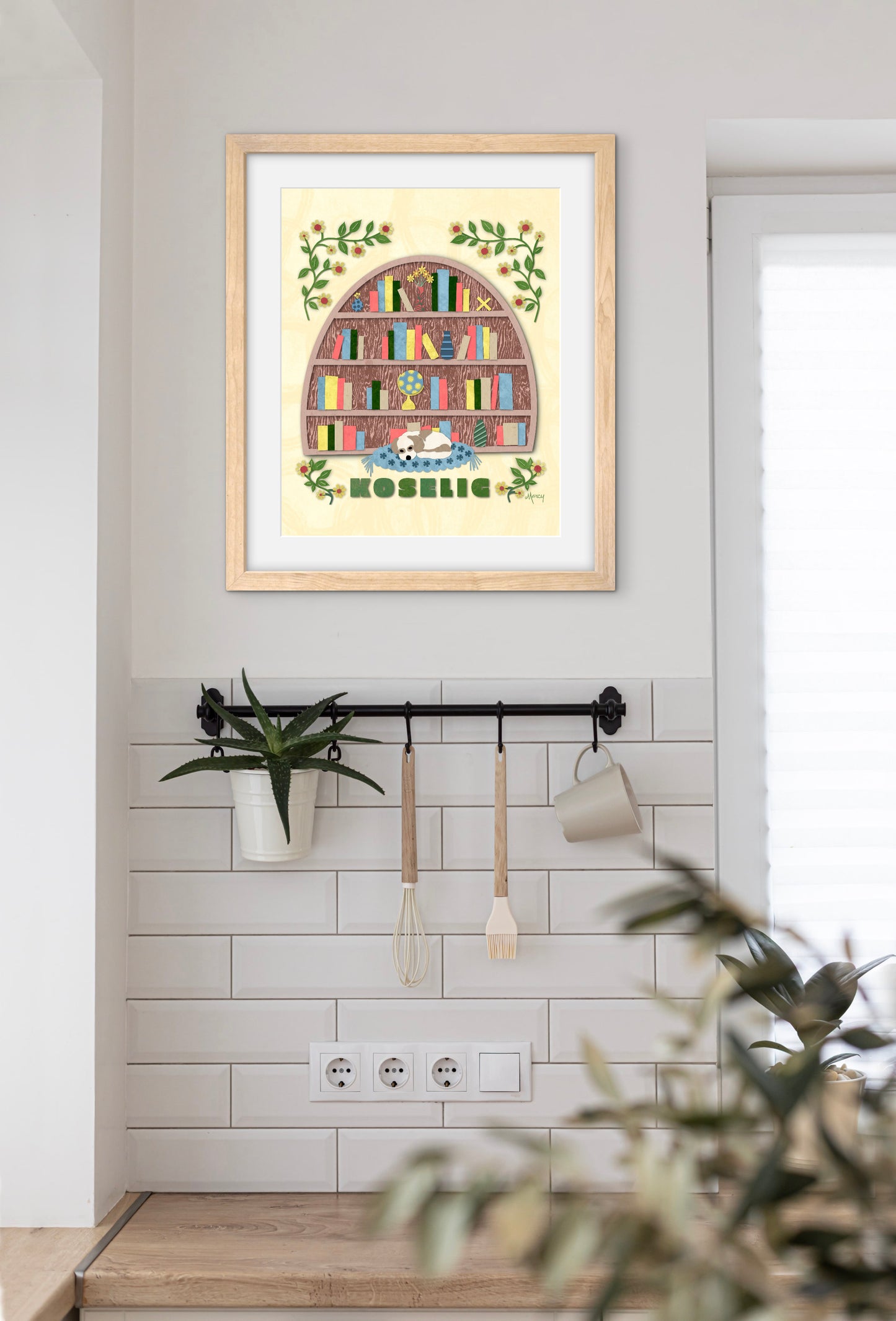 Koselig — Premium Matte Paper Wooden Framed Poster