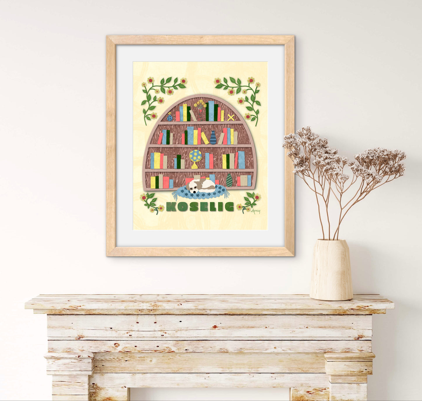 Koselig — Premium Matte Paper Wooden Framed Poster