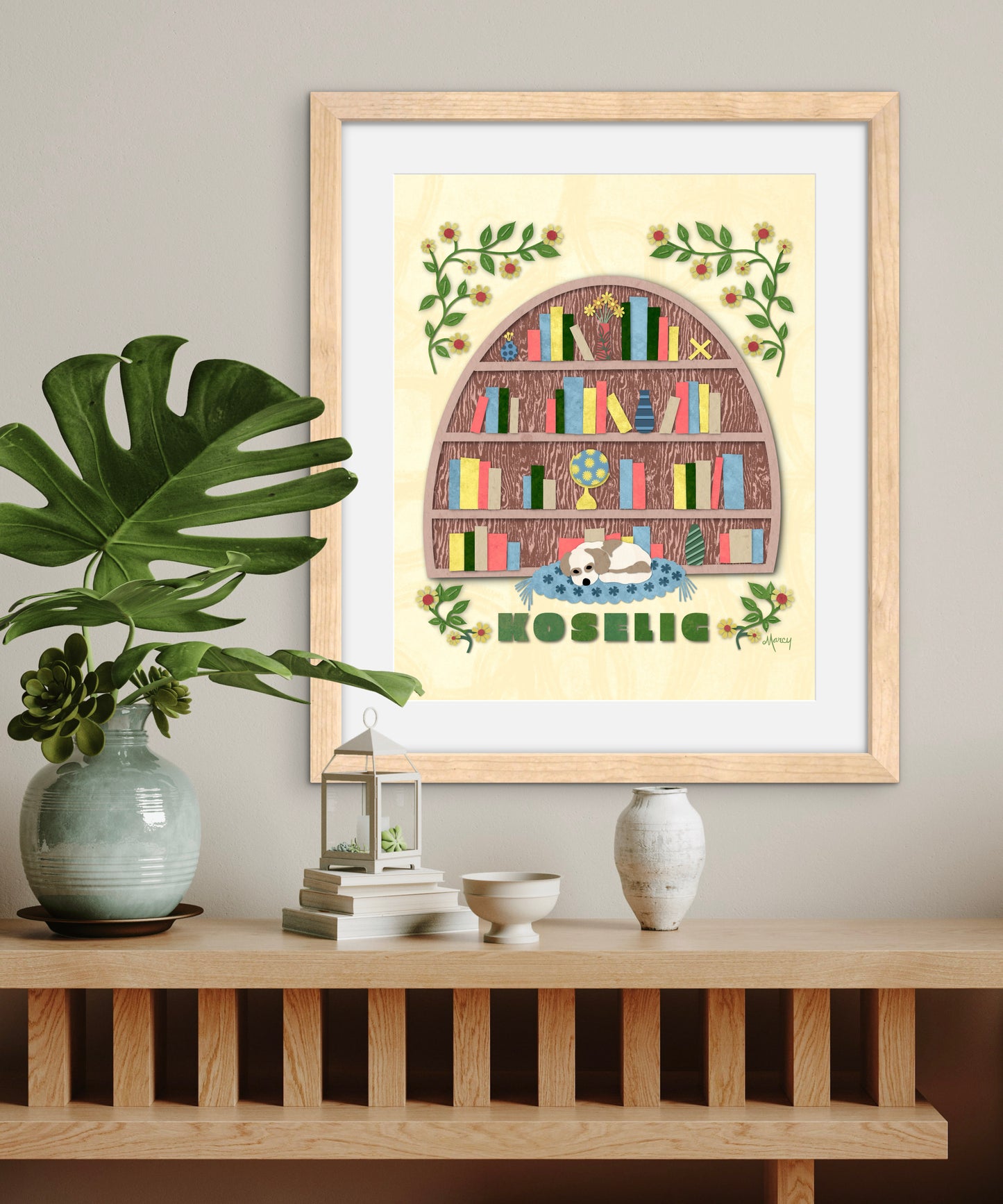 Koselig — Premium Matte Paper Wooden Framed Poster