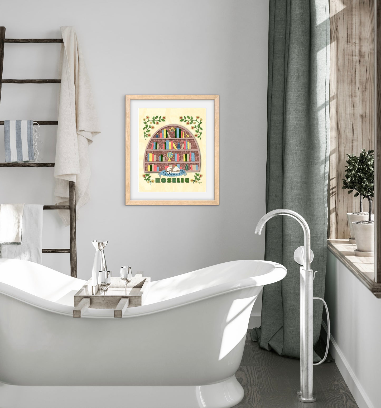 Koselig — Premium Matte Paper Wooden Framed Poster