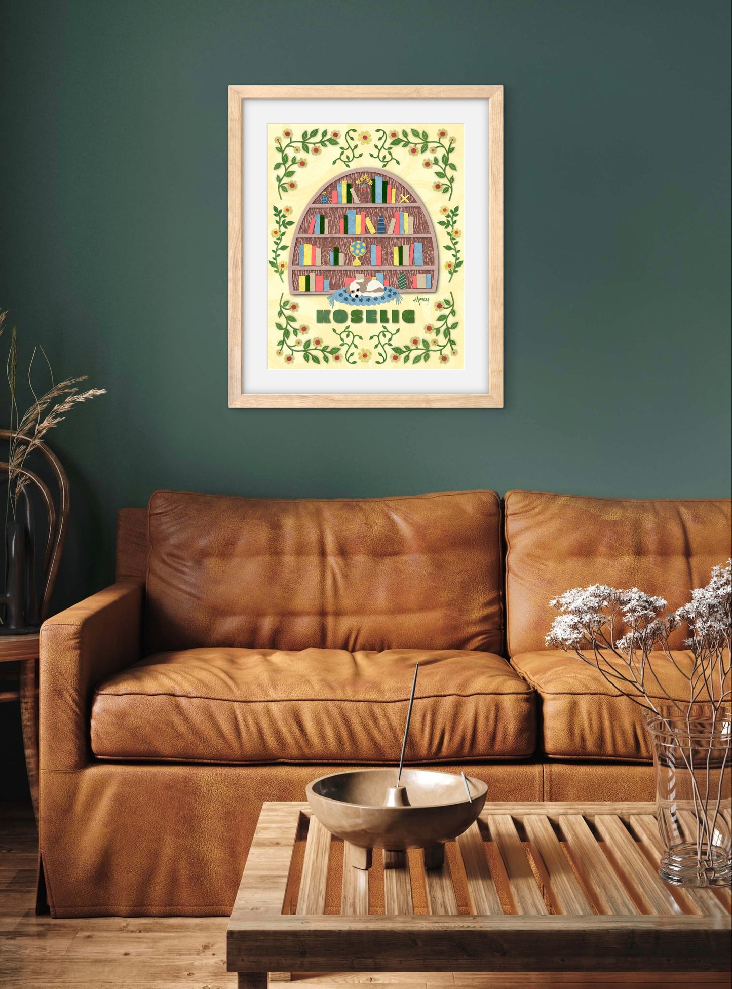 Koselig — Premium Matte Paper Wooden Framed Poster