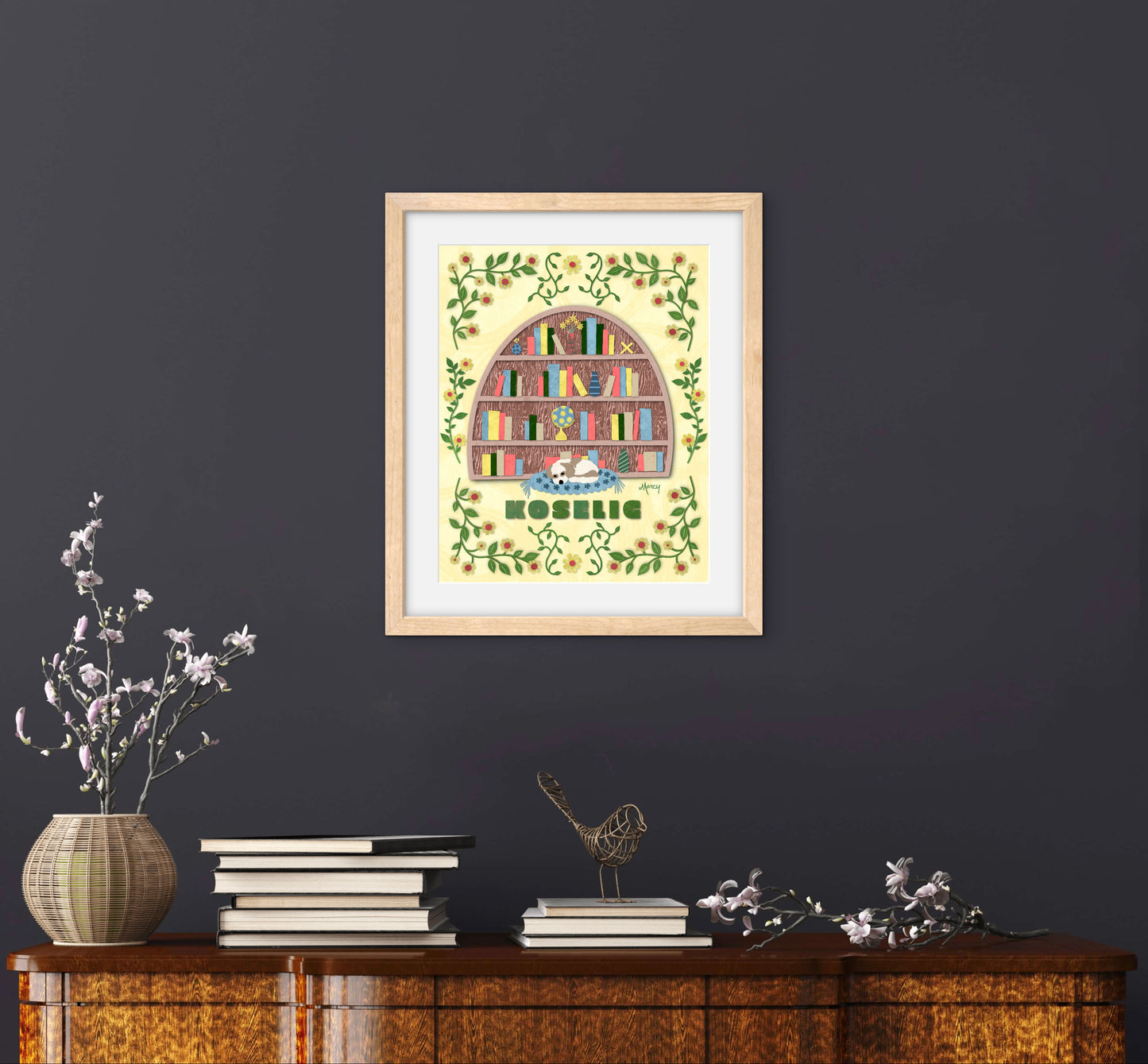 Koselig — Premium Matte Paper Wooden Framed Poster