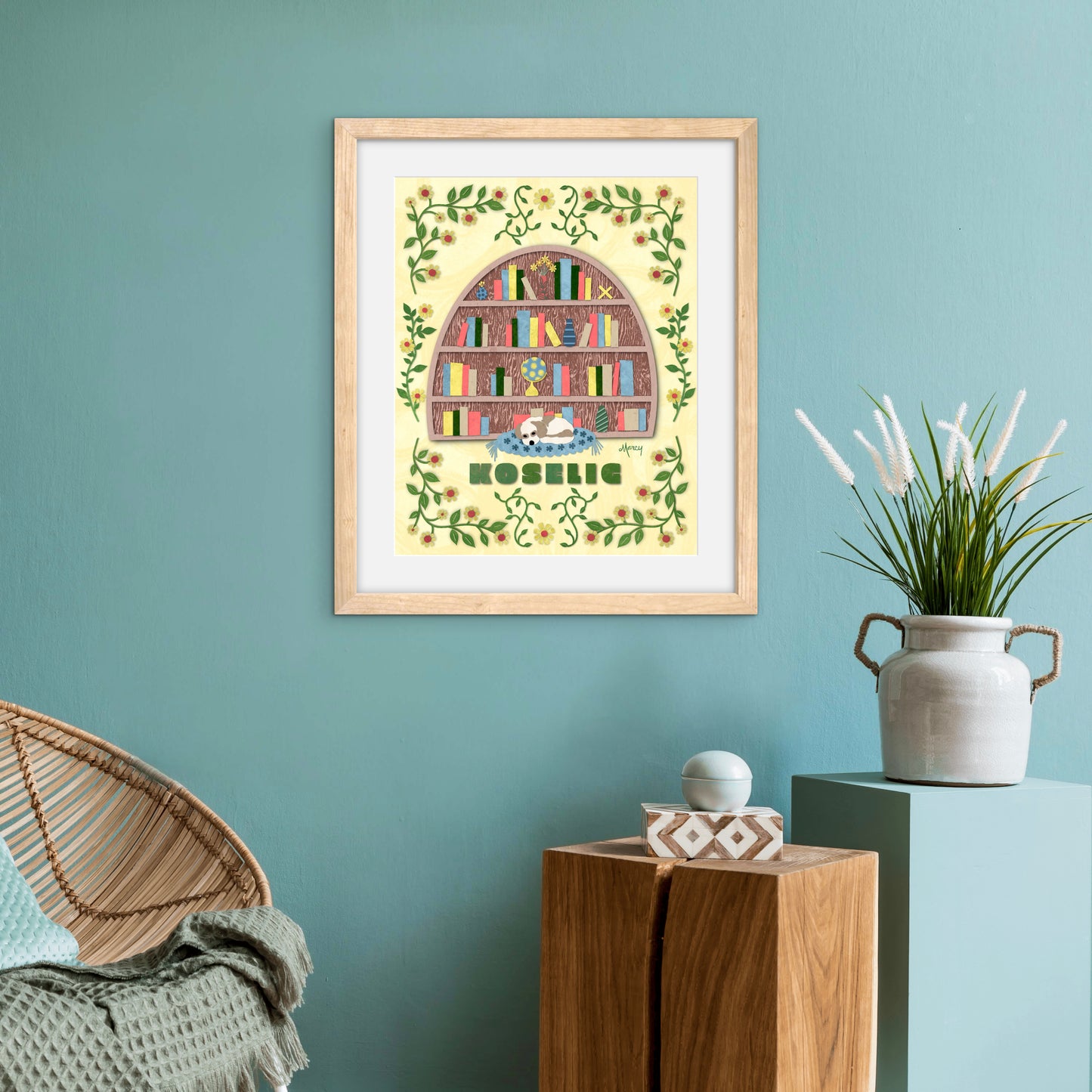 Koselig — Premium Matte Paper Wooden Framed Poster