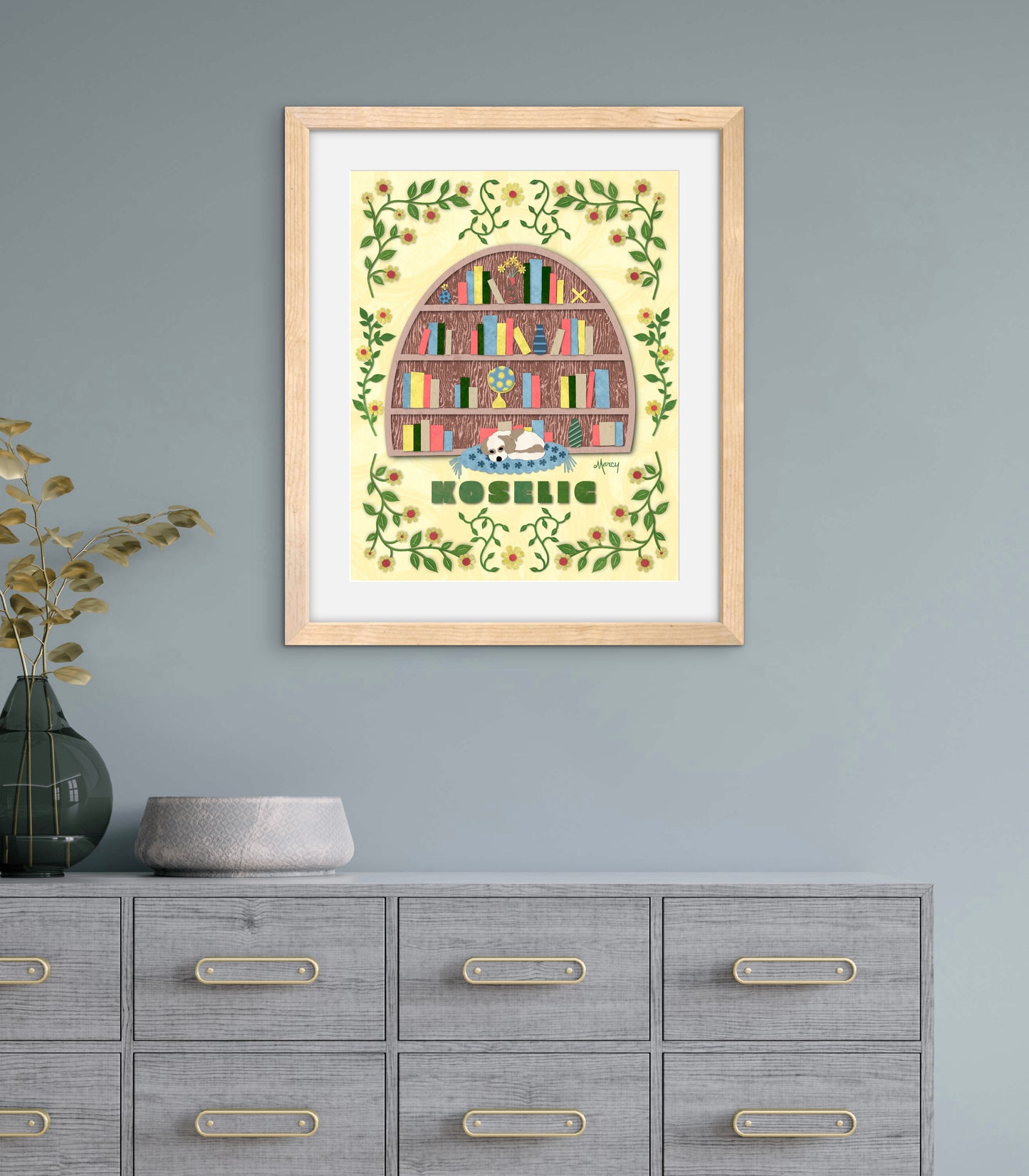 Koselig — Premium Matte Paper Wooden Framed Poster