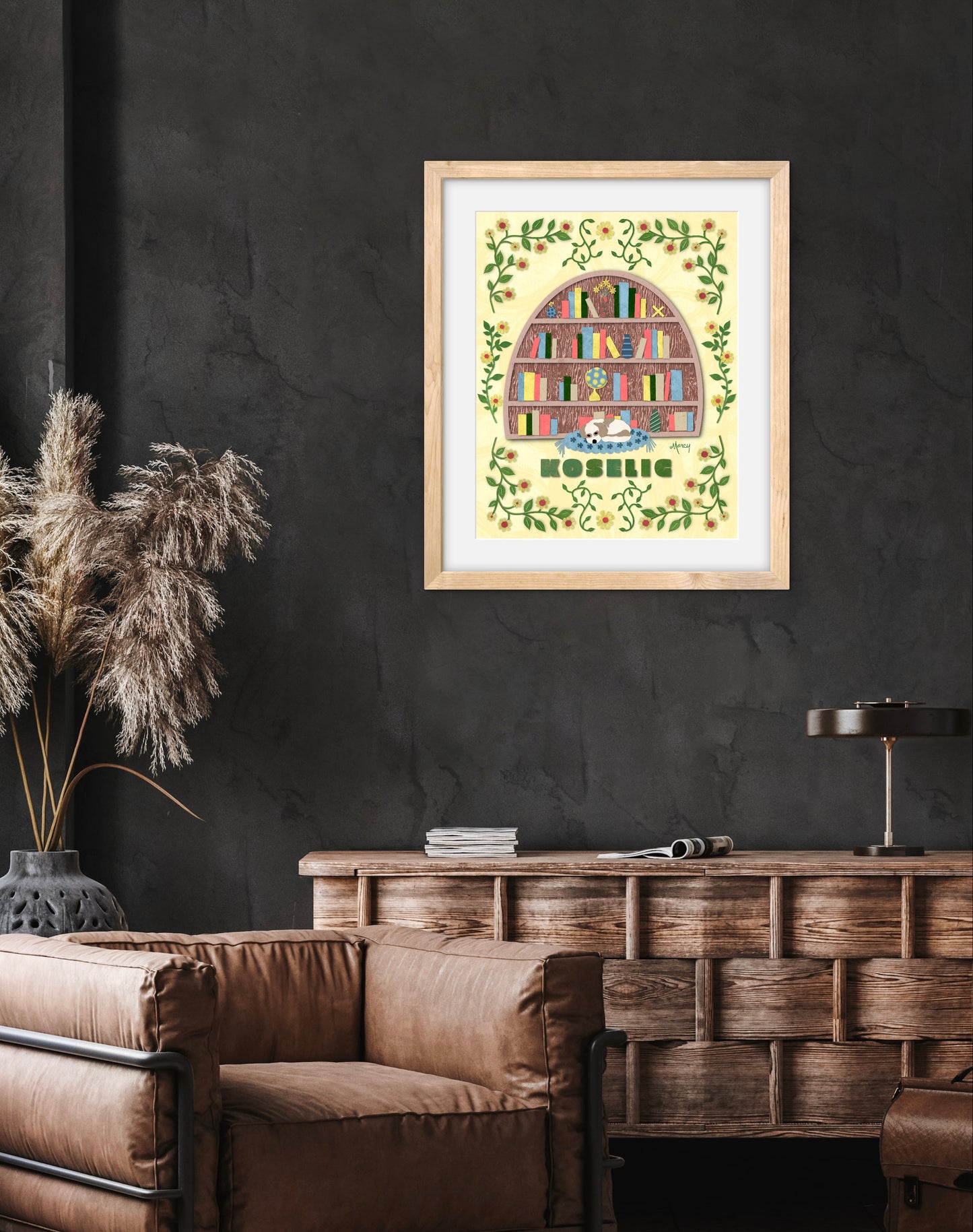 Koselig — Premium Matte Paper Wooden Framed Poster