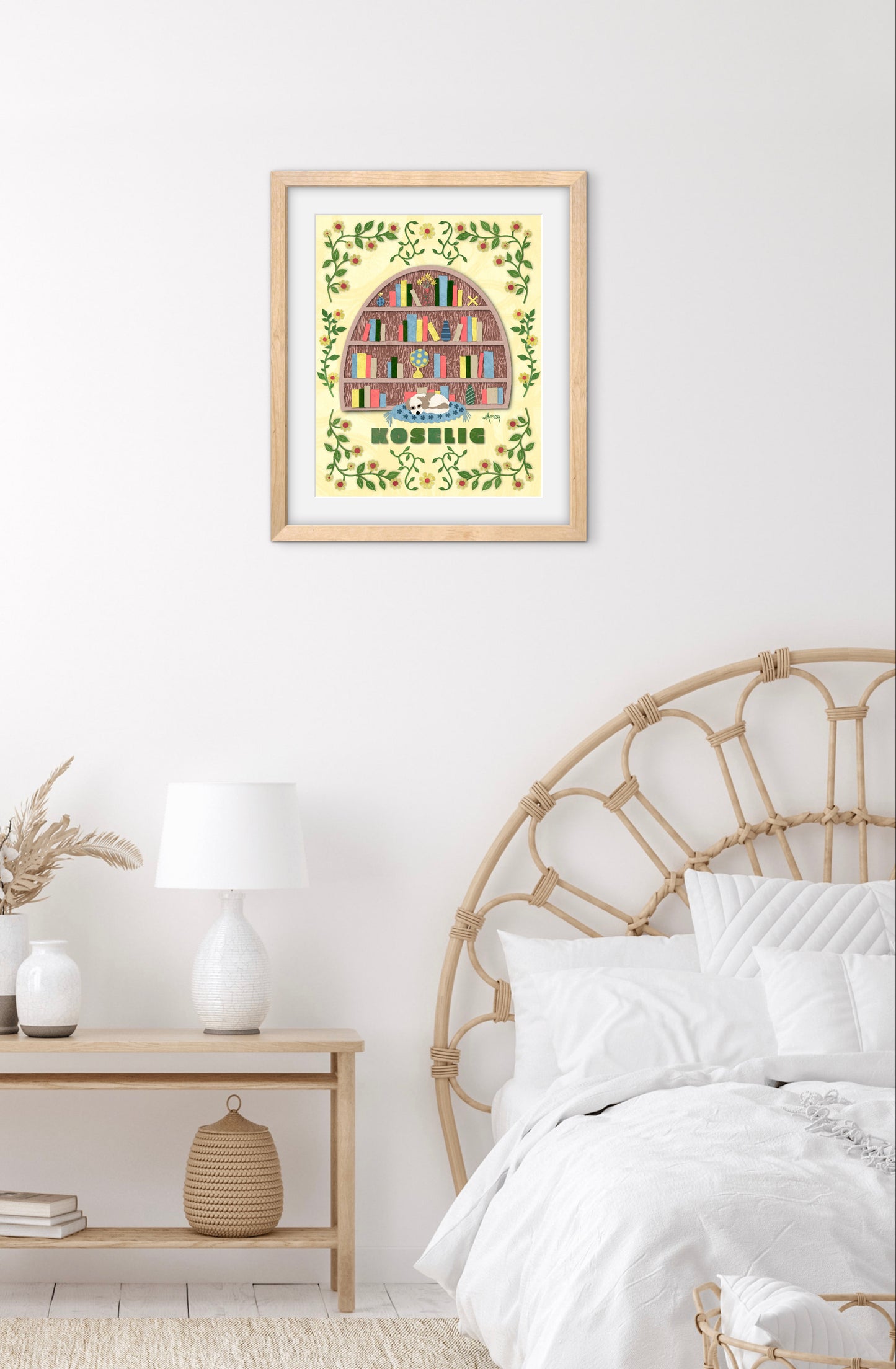 Koselig — Premium Matte Paper Wooden Framed Poster