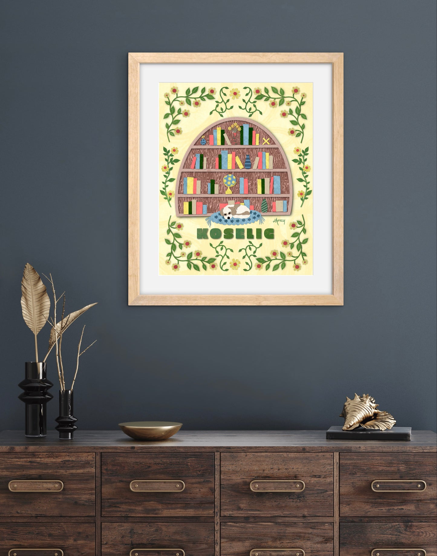 Koselig — Premium Matte Paper Wooden Framed Poster