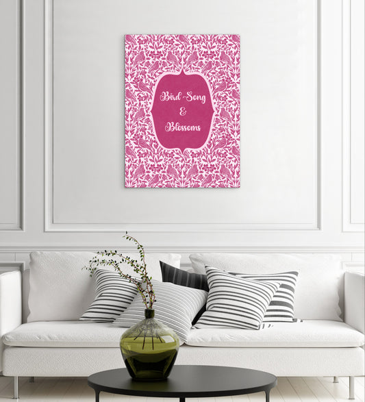 Bird Song & Blossoms — Premium Matte Paper Poster
