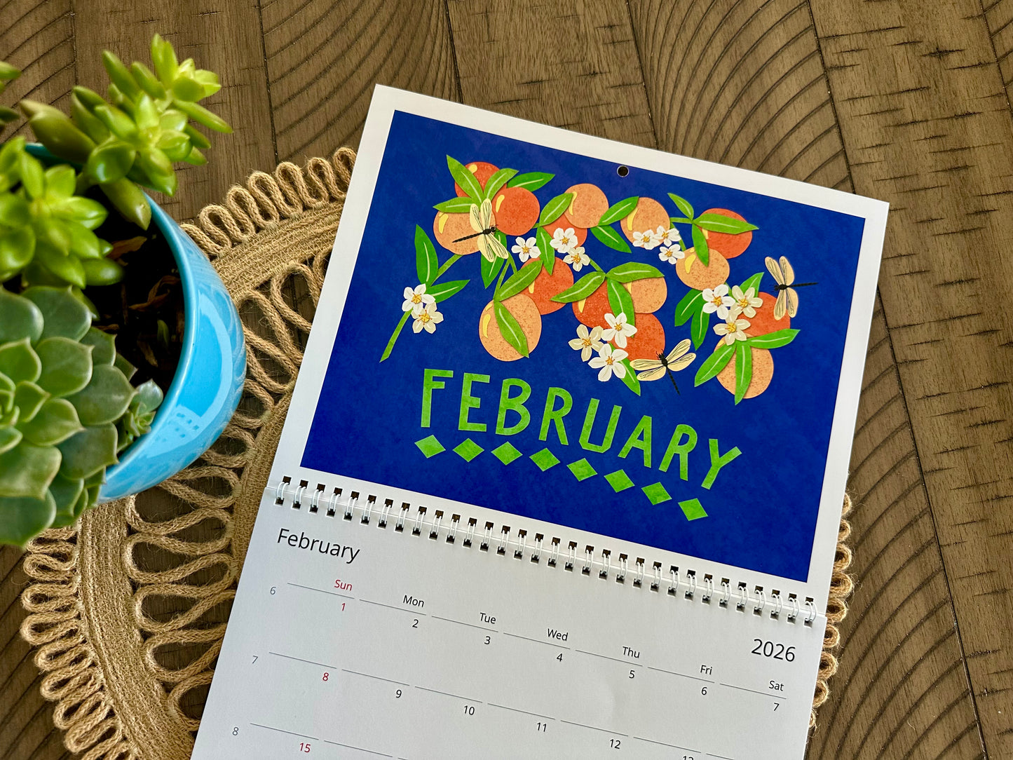 A Fruitful Year 2026 Wall Calendar