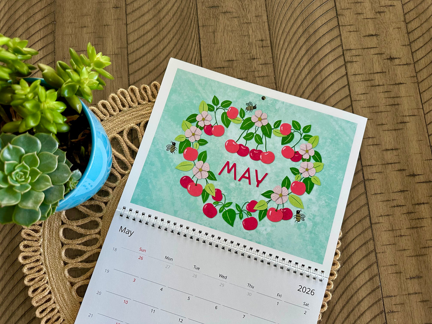 A Fruitful Year 2026 Wall Calendar