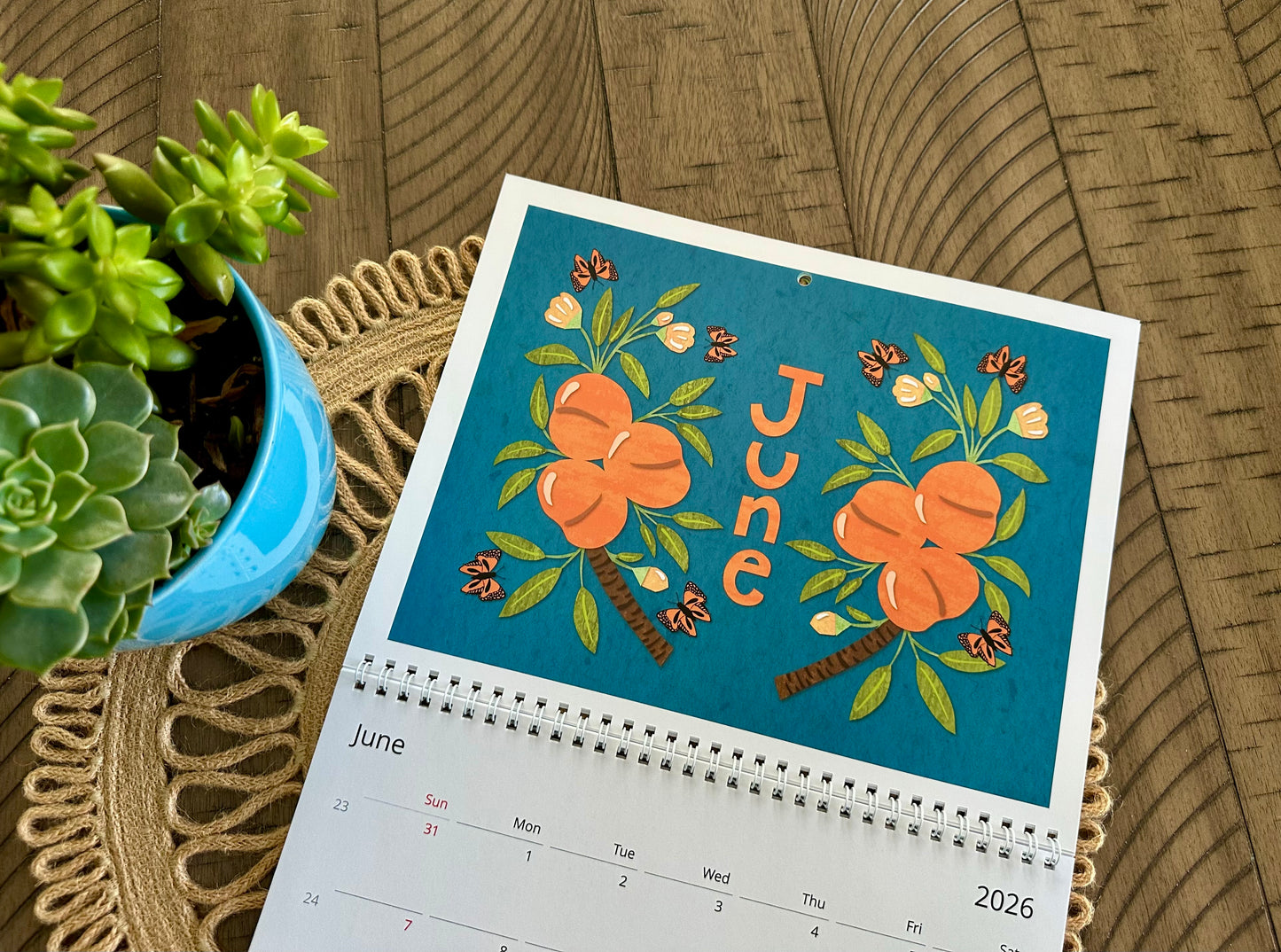 A Fruitful Year 2026 Wall Calendar