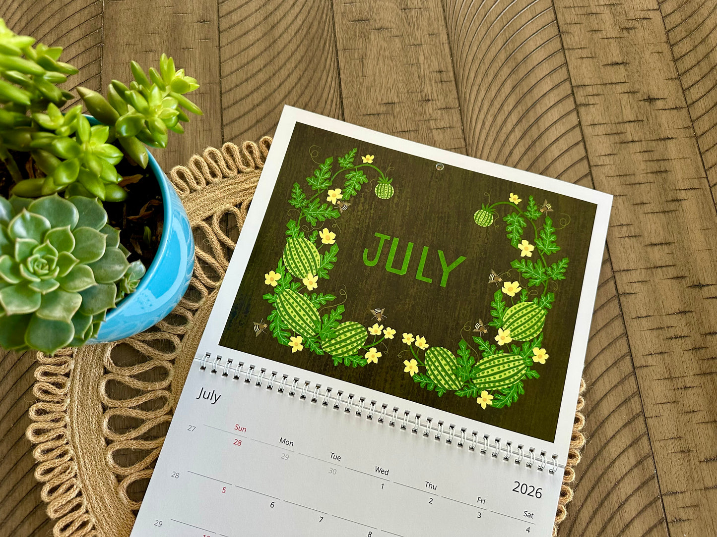 A Fruitful Year 2026 Wall Calendar