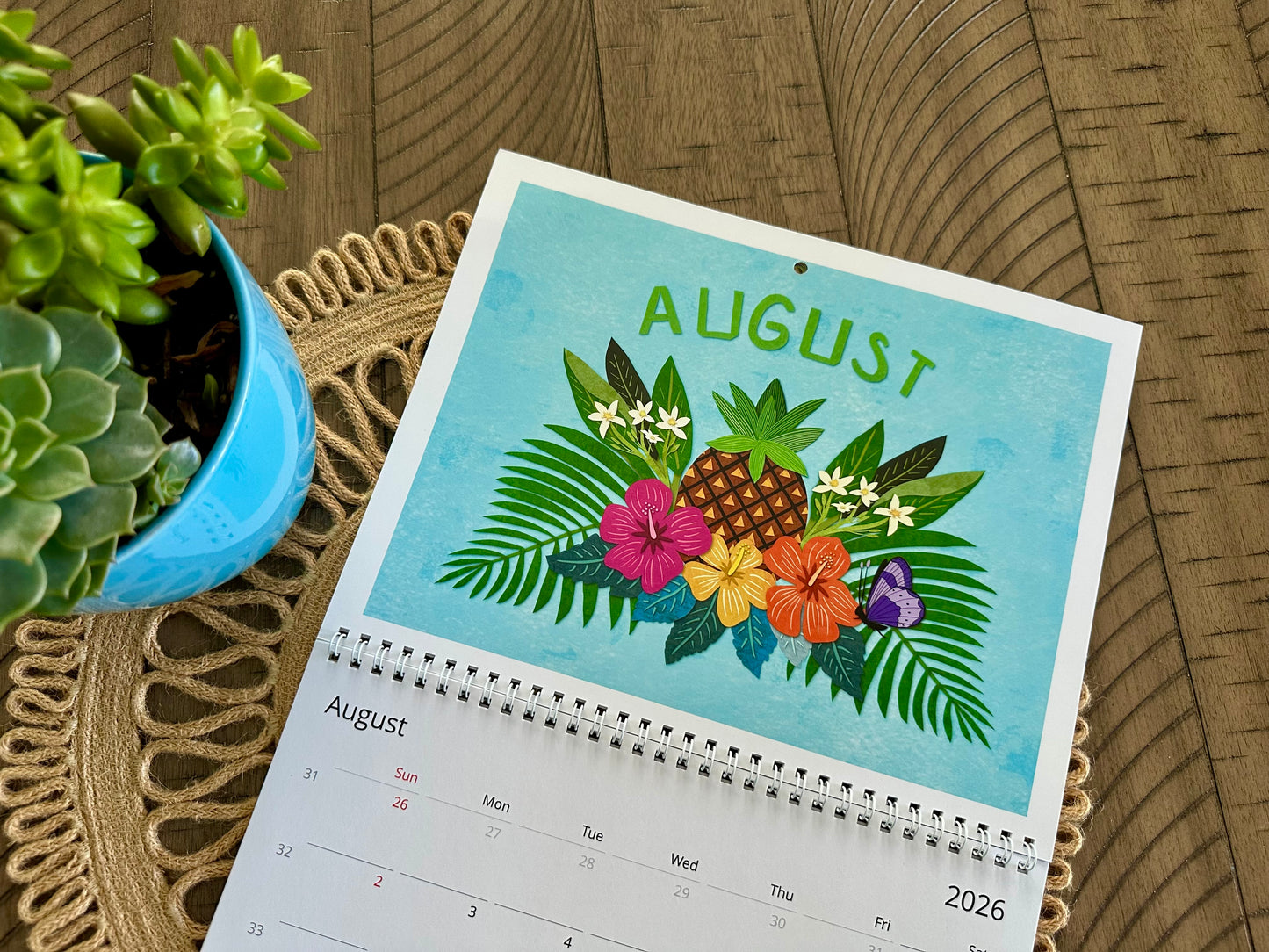 A Fruitful Year 2026 Wall Calendar