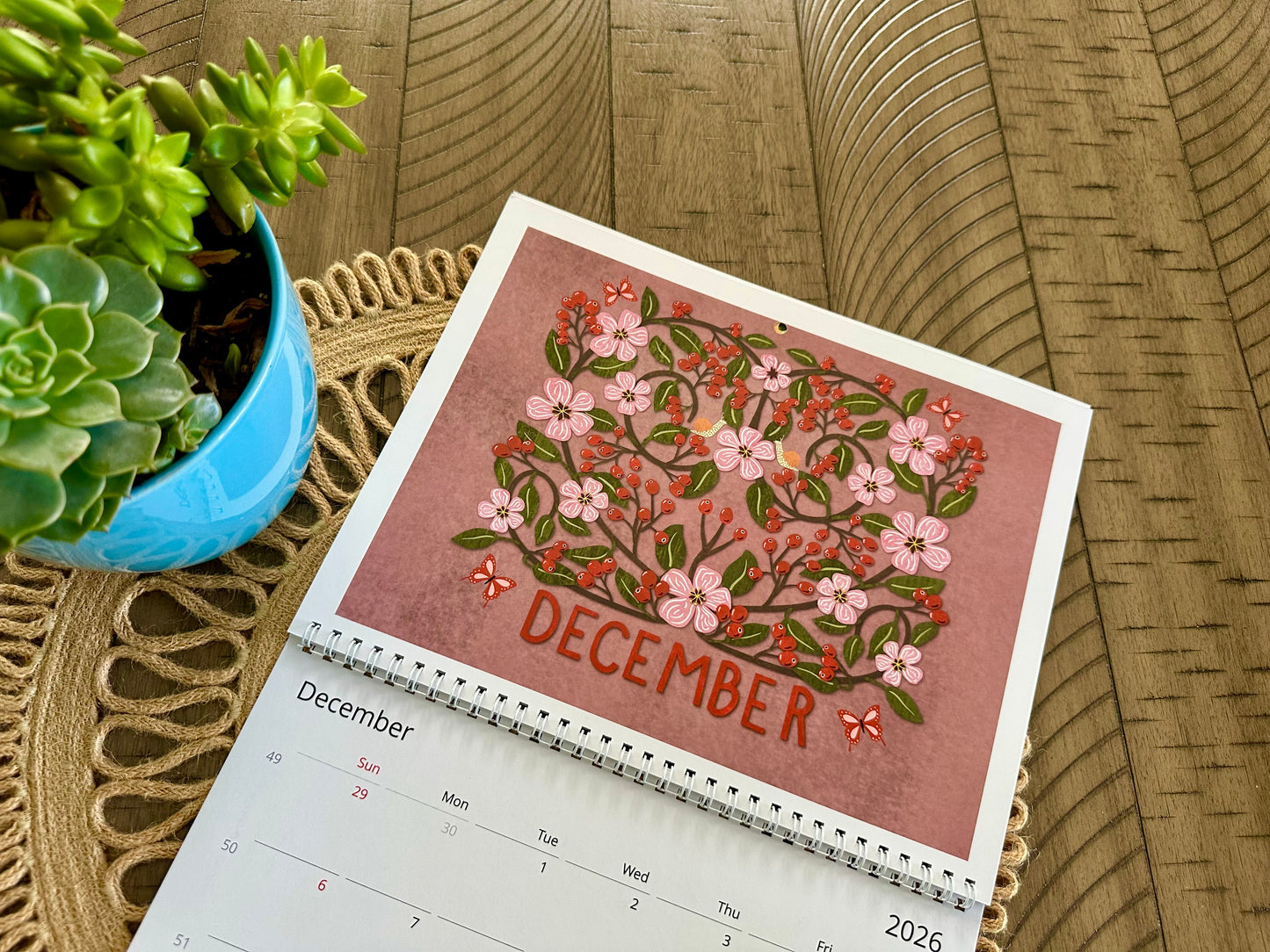 A Fruitful Year 2026 Wall Calendar