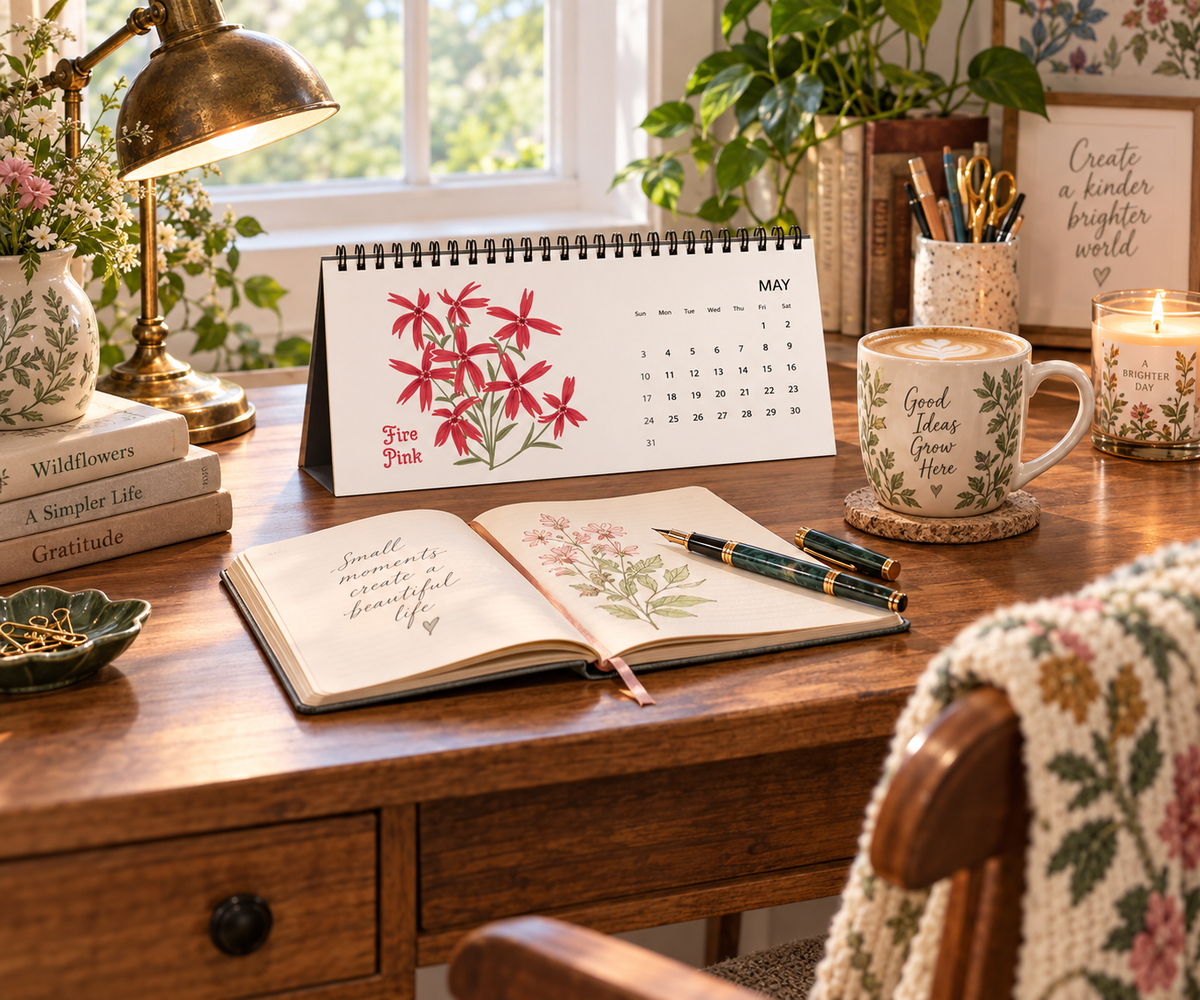 2027 Appalachian Wildflowers Desktop Calendar