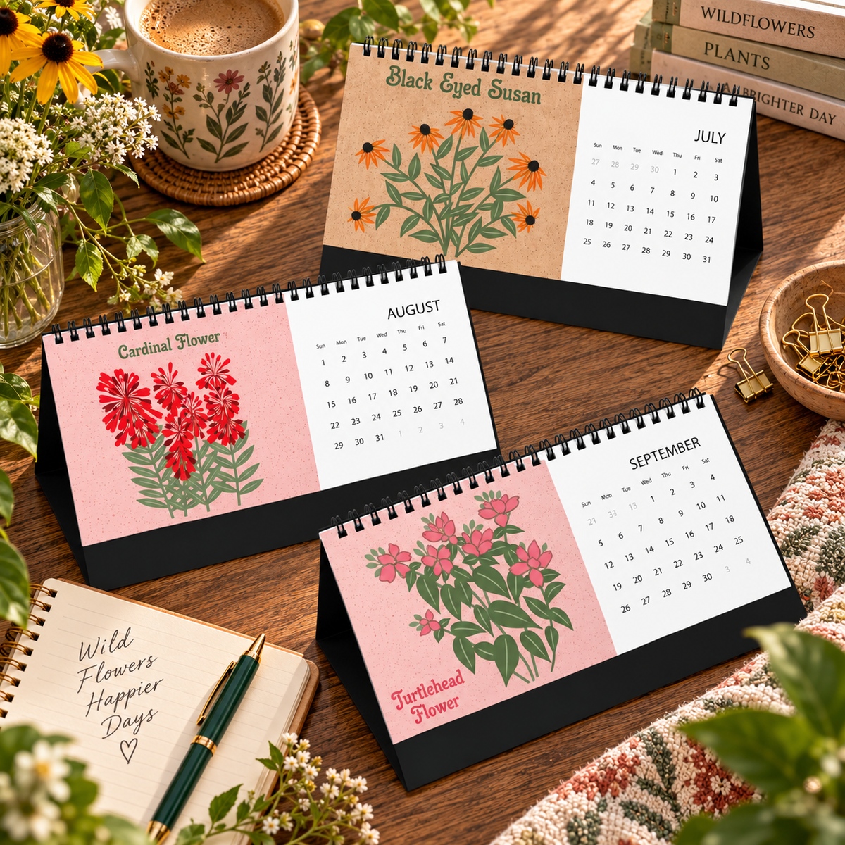 2027 Appalachian Wildflowers Desktop Calendar