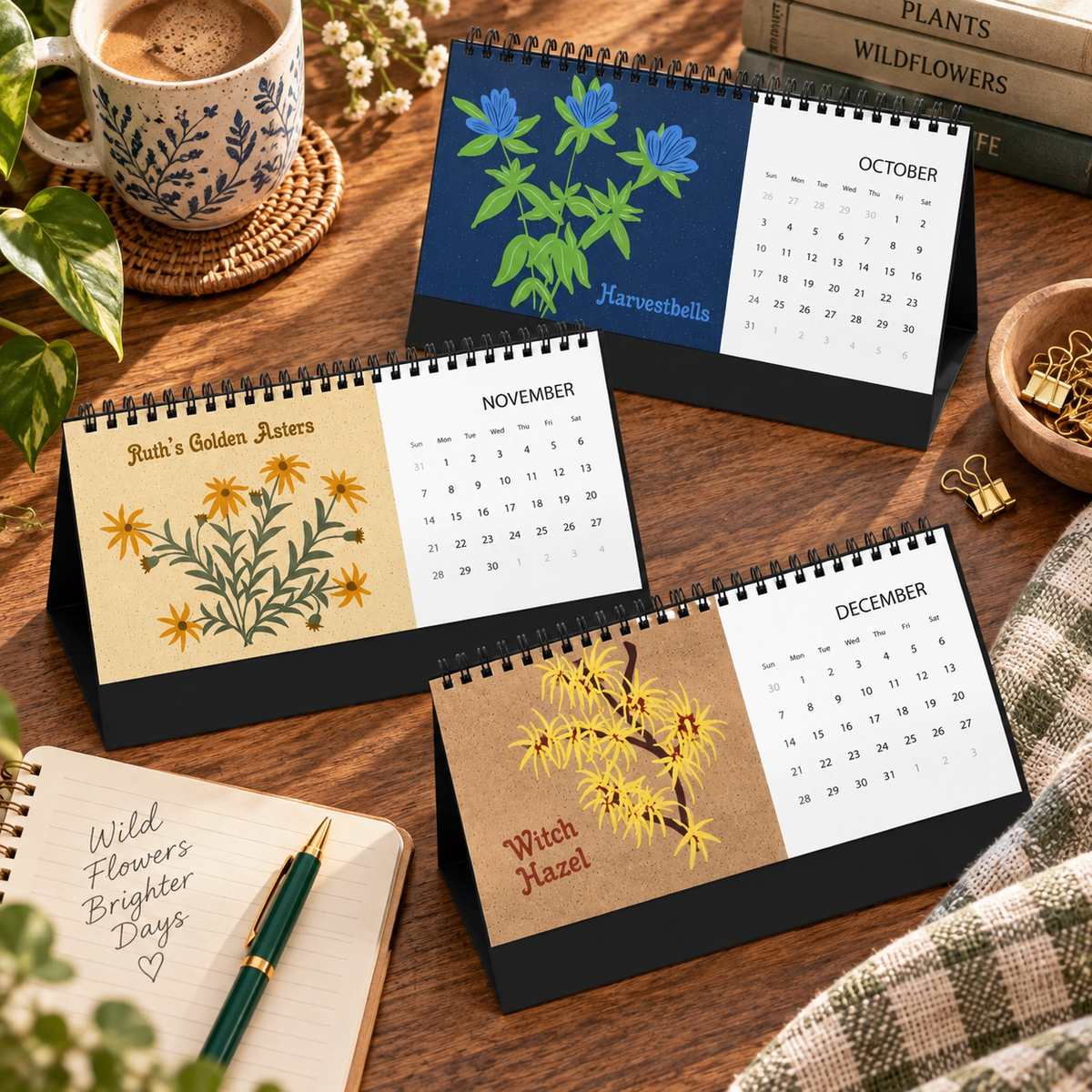 2027 Appalachian Wildflowers Desktop Calendar