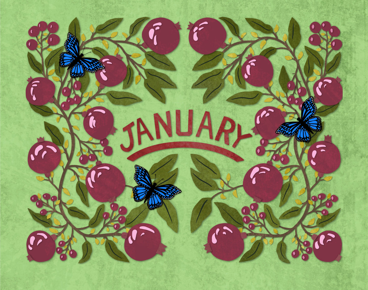 A Fruitful Year 2026 Wall Calendar