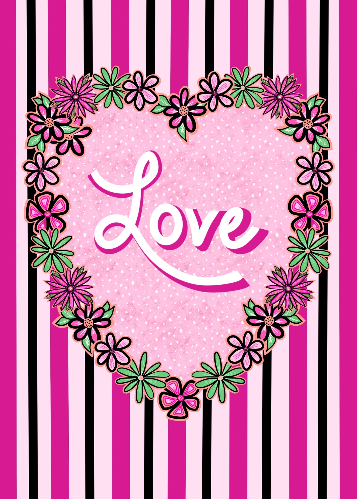 Love Valentine Card - Instant Digital Download