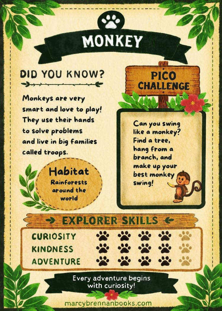 Pico’s Jungle Adventure Explorer Card Collection - FREE Shipping