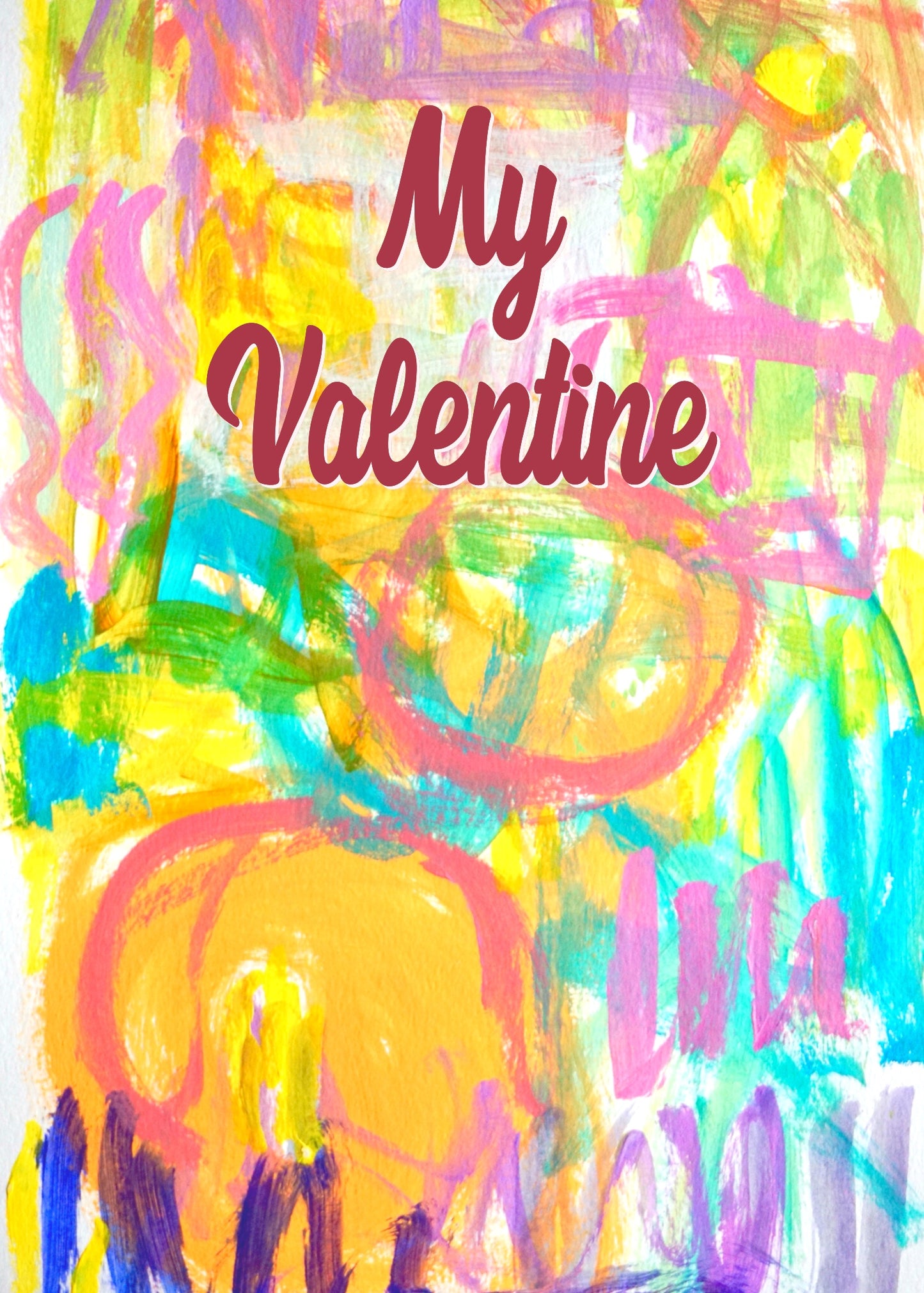 My Valentine Card - Instant Digital Download