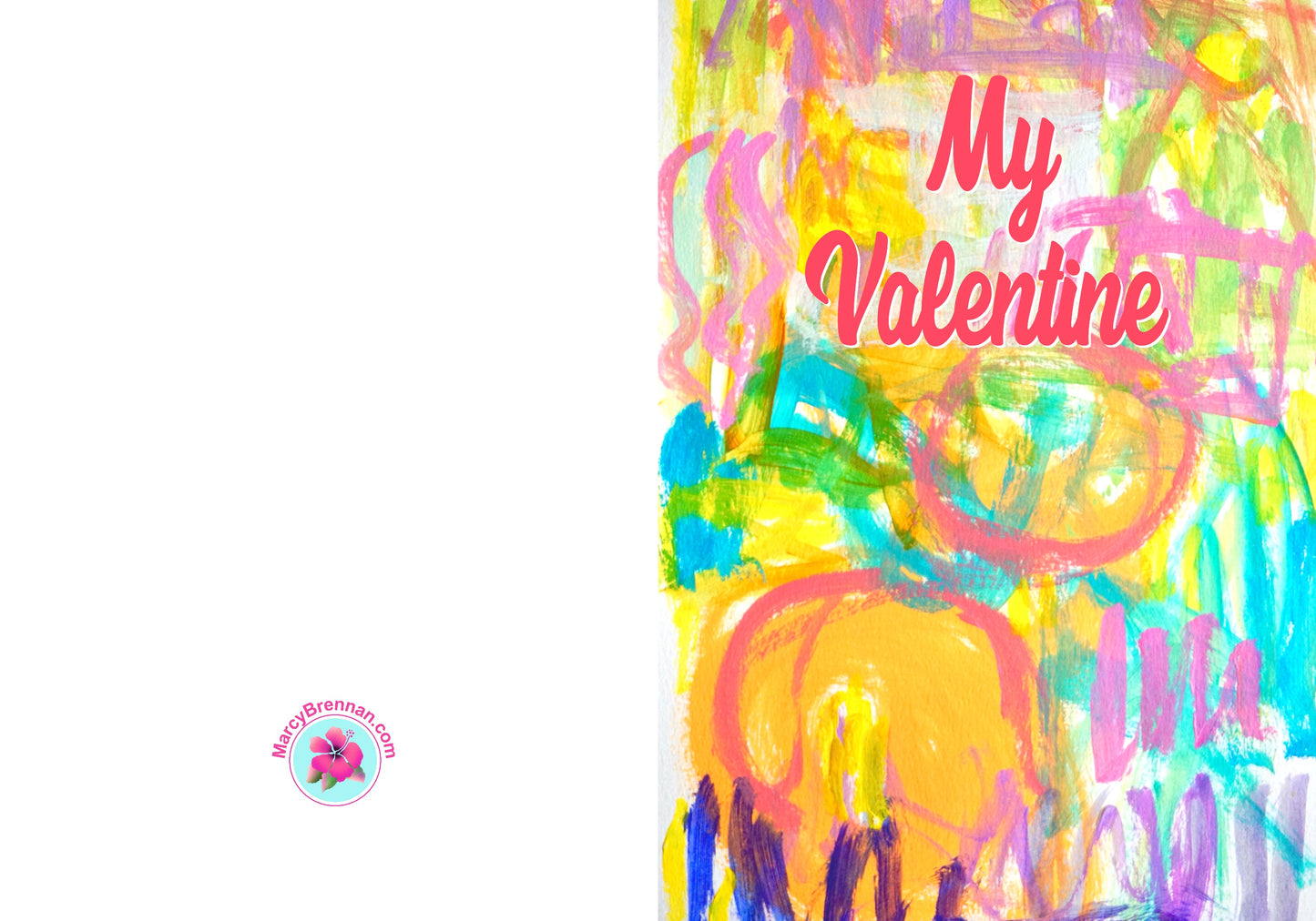 My Valentine Card - Instant Digital Download