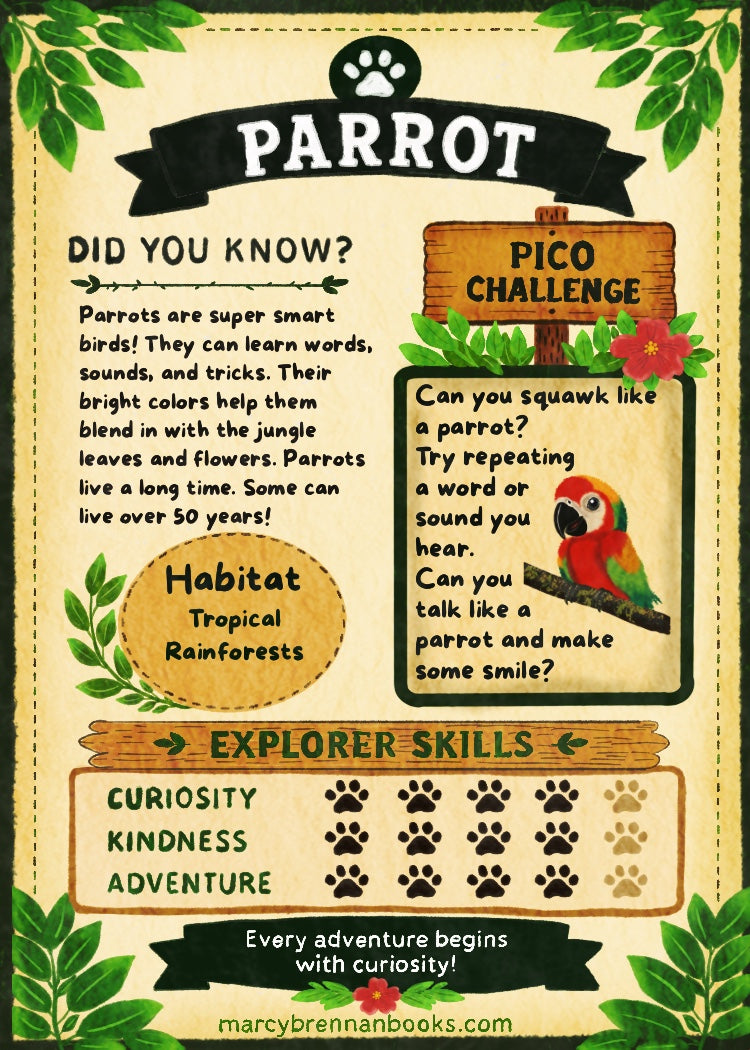 Pico’s Jungle Adventure Explorer Card Collection - FREE Shipping