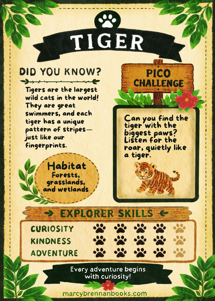 Pico’s Jungle Adventure Explorer Card Collection - FREE Shipping