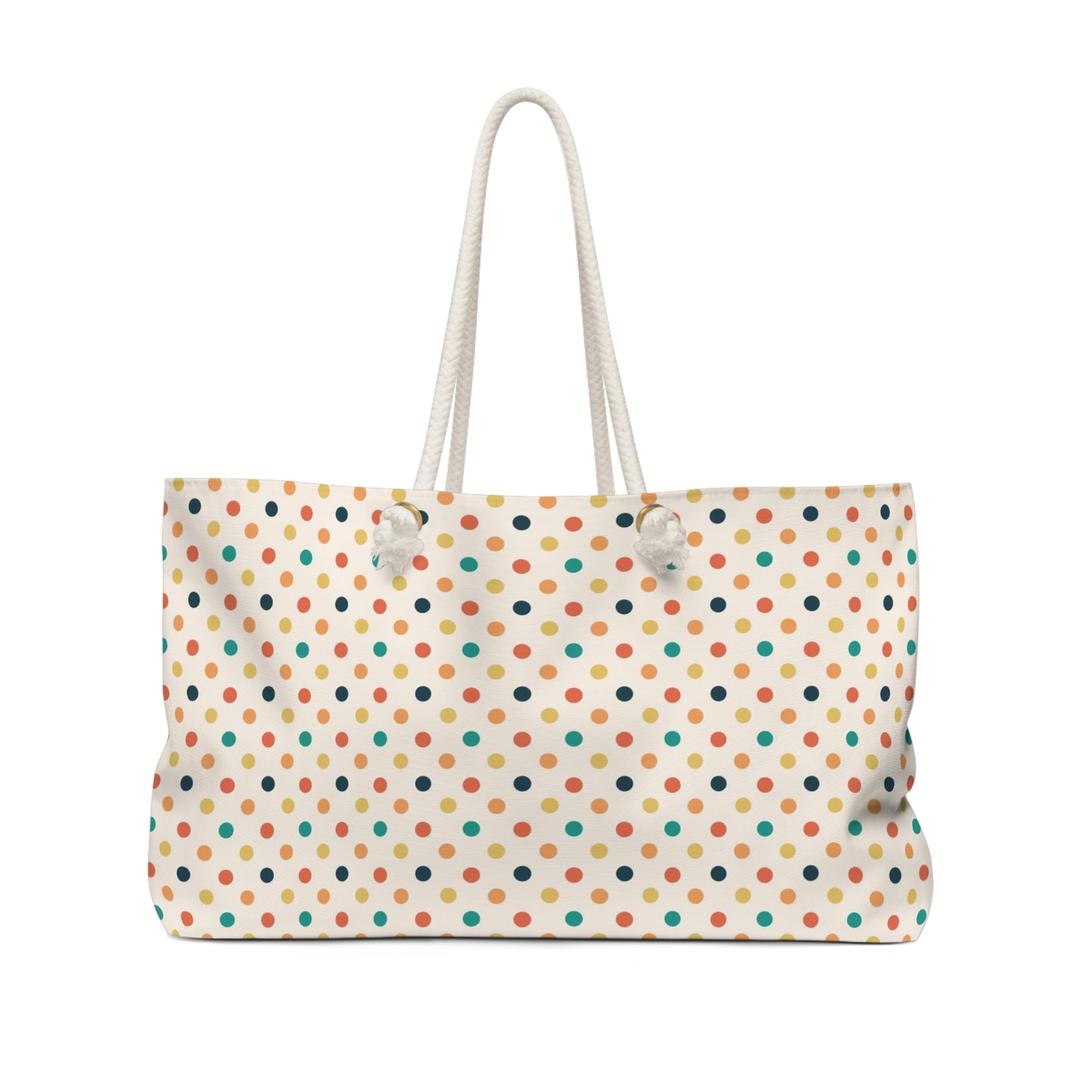 Beach Polka Dots -- Sunbaked Collection -- Weekender Bag