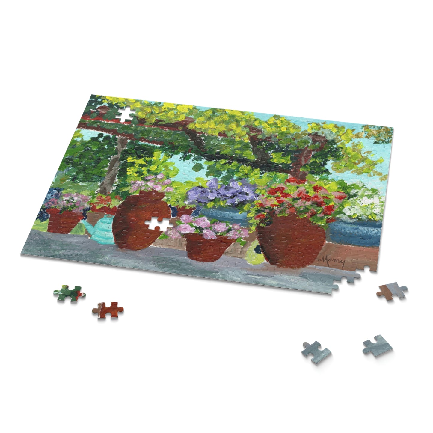 Tuscany in Bloom Puzzle (120, 252, 500-Piece)
