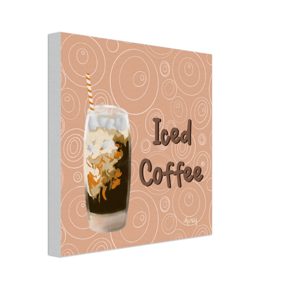 Iced Coffee on Stretched Canvas