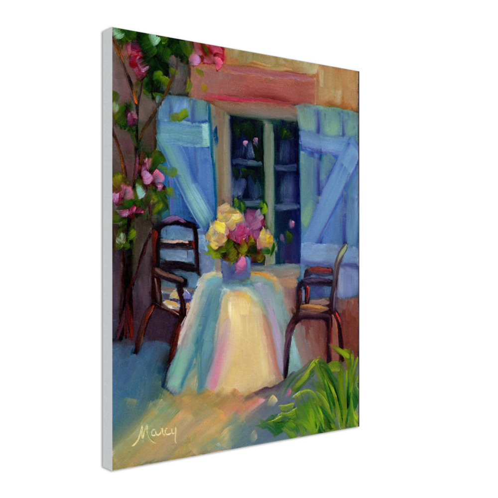 Provence Farmhouse Morning Original Oil & Stretched Canvas Prints