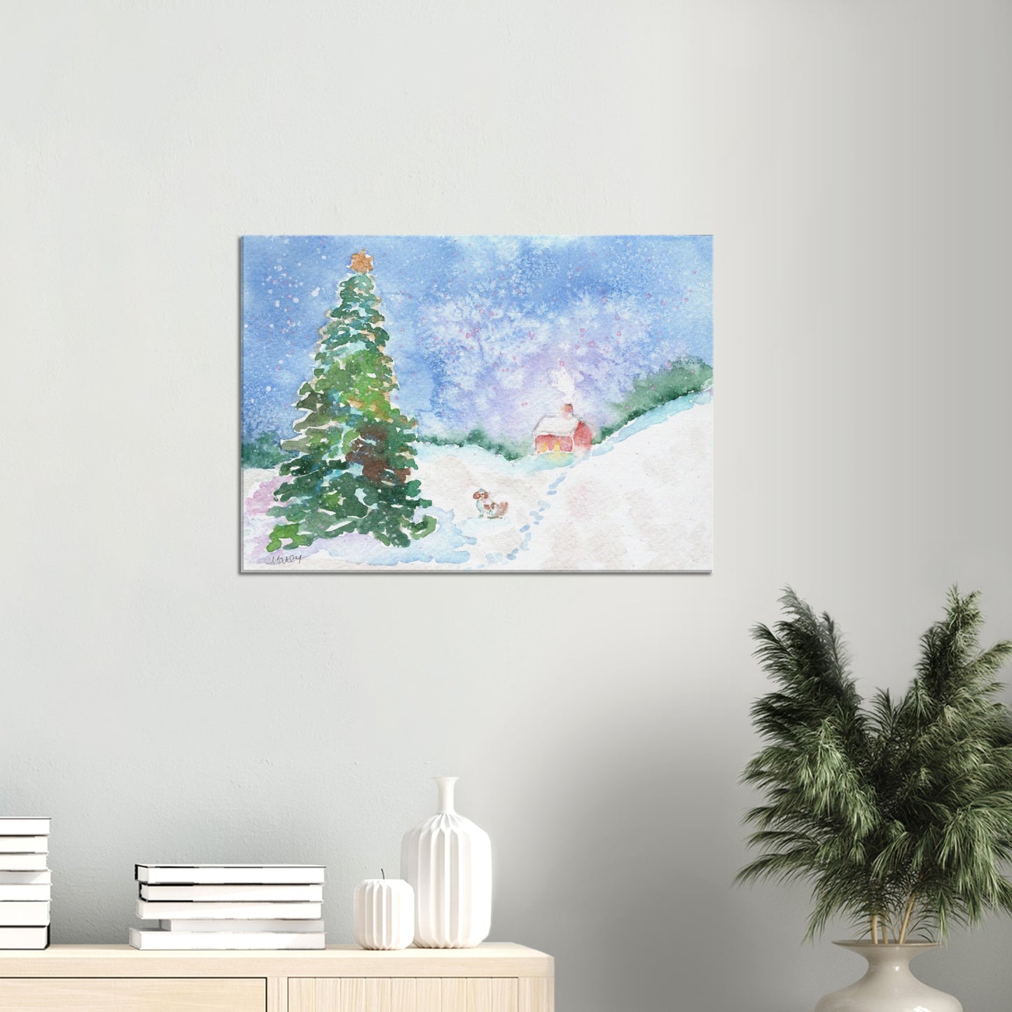 Winter Wonderland on Stretched Canvas
