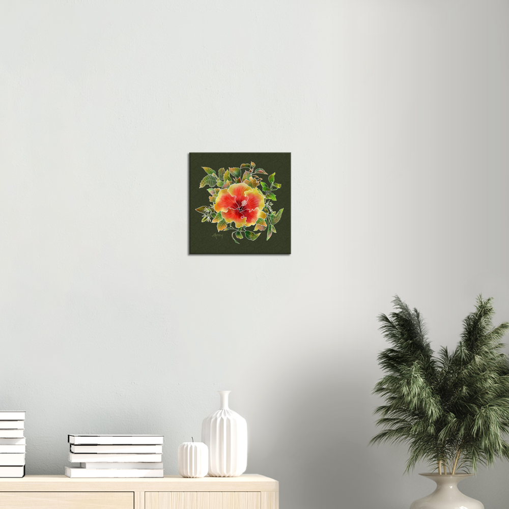 Hibiscus of the Month — September on Stretched Canvas