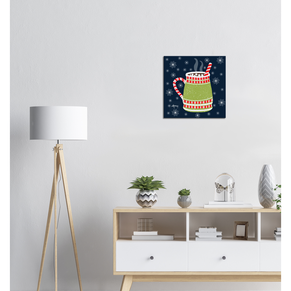 Holiday Hot Chocolate on Stretched Canvas in 3 Sizes