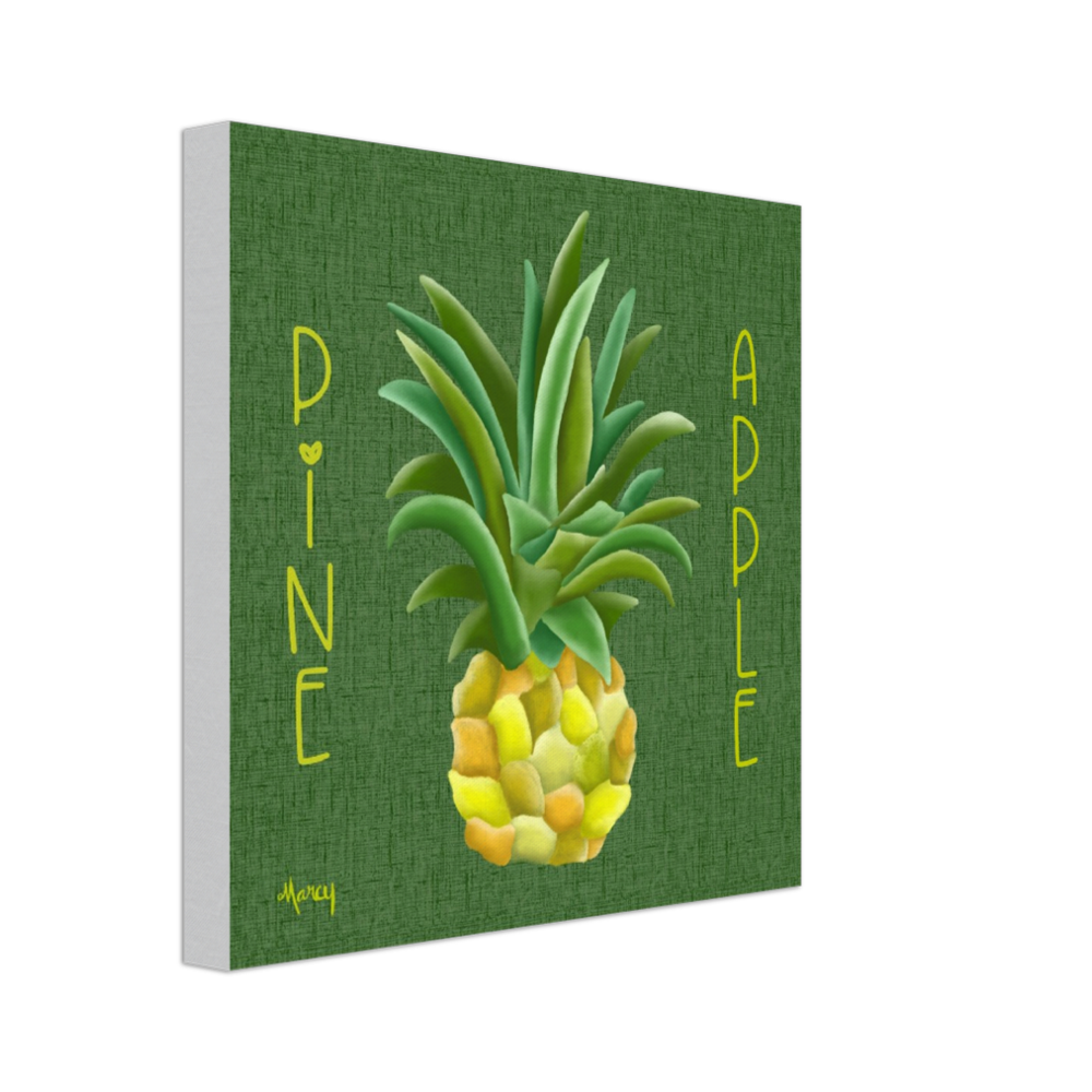Pineapple on Stretched Canvas