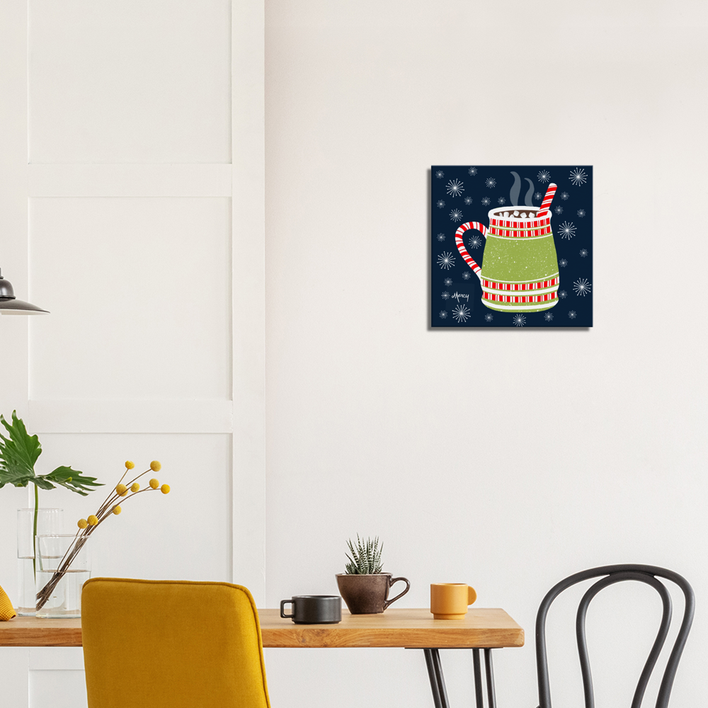 Holiday Hot Chocolate on Stretched Canvas in 3 Sizes