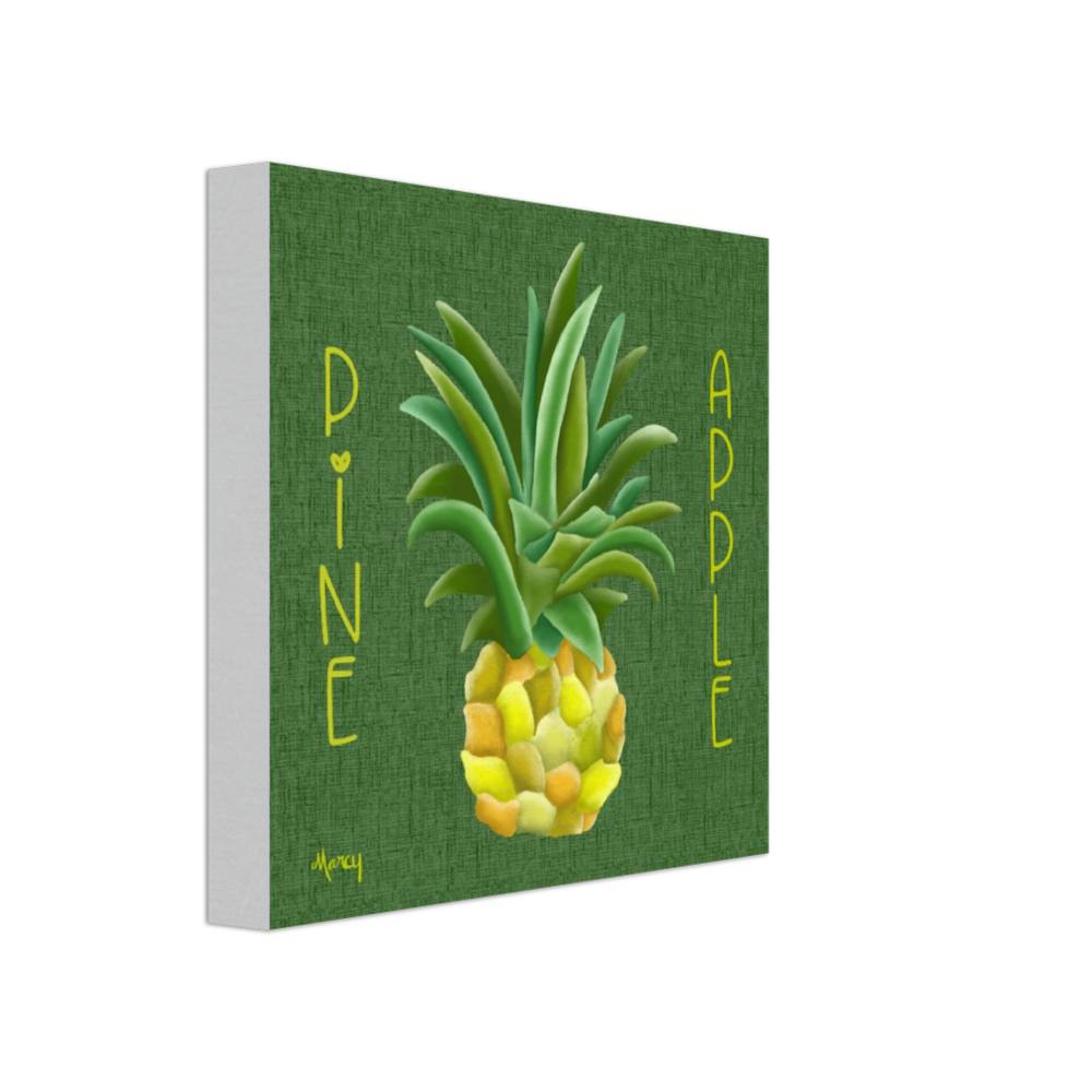 Pineapple on Stretched Canvas
