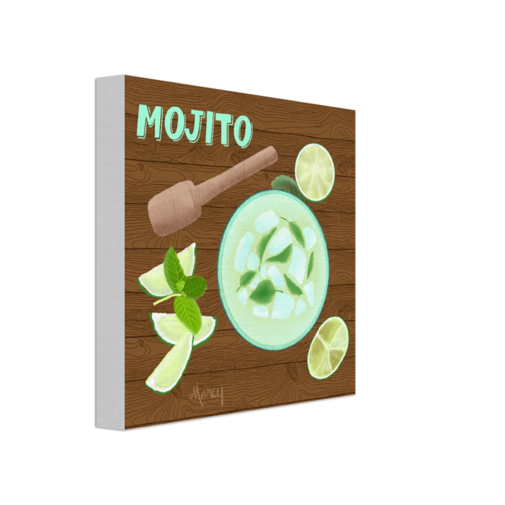 Mojitos on Stretched Canvas